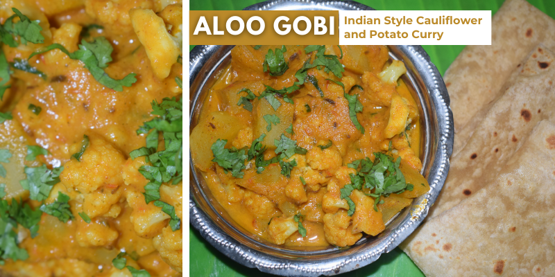 Aloo Gobi | Indian Style Cauliflower and Potato Curry