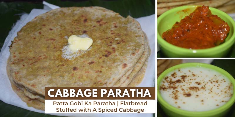 Cabbage Paratha | Patta Gobi Ka Paratha