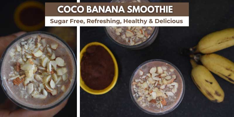 Cocoa Banana Smoothie | Healthy & Delicious