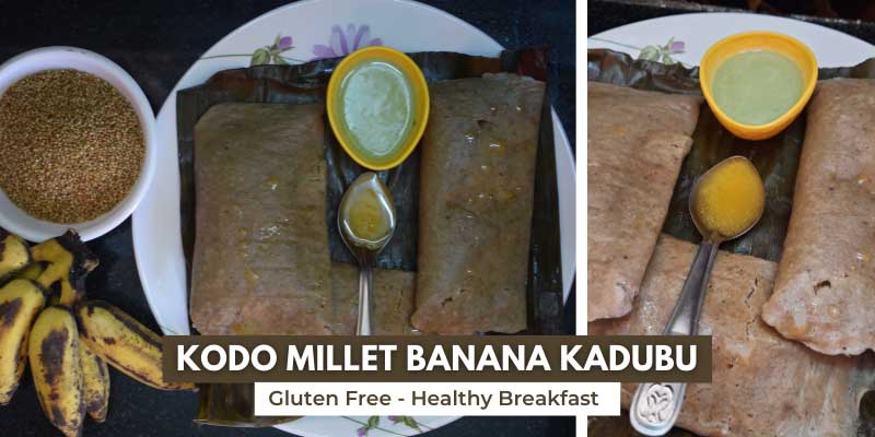 Kodo Millet Banana Kadubu | Gluten-Free