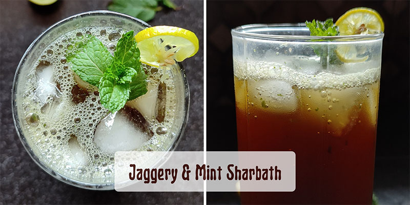 Mint-Jaggery Juice