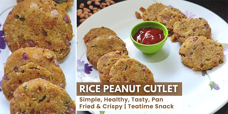 Rice Peanut Cutlet