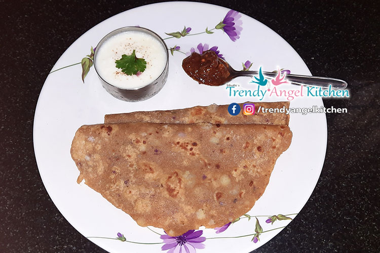 Sweet Potato Paratha / Flatbread / Tepla / Roti | Shakarkandi Paratha