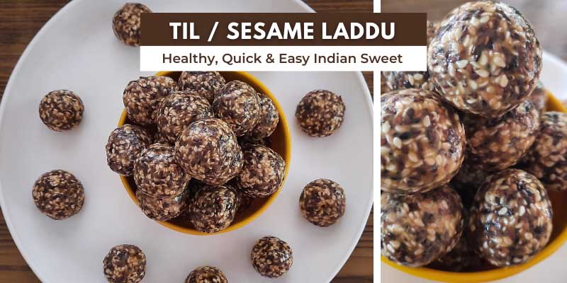 Til Laddu / Sesame Laddu | Healthy Indian Sweet