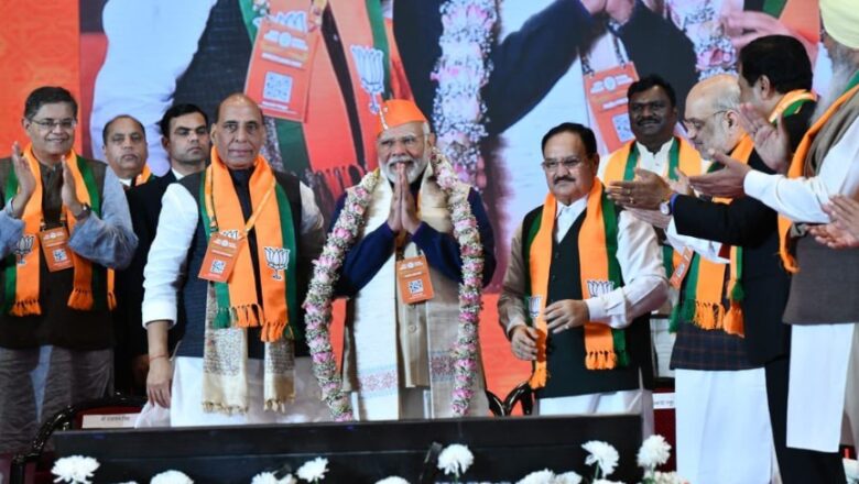 BJP National Convention Celebrates PM Modi’s Role in Ram Mandir Consecration & Women’s Reservation