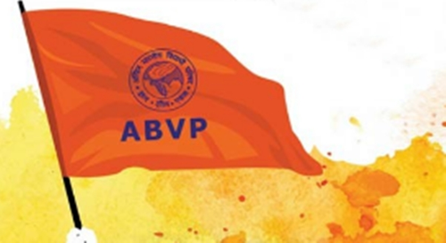 ABVP members protest at school in MP’s Bhind after student wears ’tilak’, ‘kalawa’ 