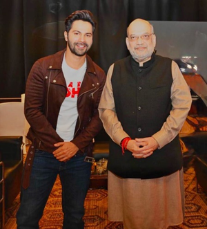 ‘Baby’ Varun Dhawan meets Amit Shah, says ‘absolute pleasure’