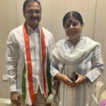 Allu Arjun’s father-in-law meets T’gana Congress in-charge Deepa Dasmunsi 