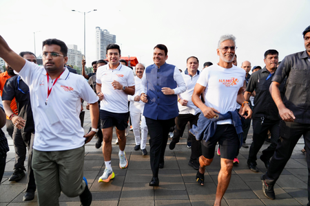 <div>‘Namo Yuva Run’: Tejasvi Surya, Milind Soman push for drug-free, fit India</div>