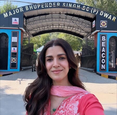 Nimrat Kaur visits late father’s new memorial in Kashmir