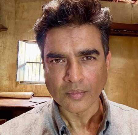 R. Madhavan shares clean shaven look from sets of G. D. Naidu biopic