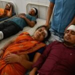 70-ft Jagaddhatri puja pavilion collapses in Bengal; 14 injured