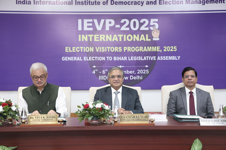 CEC Gyanesh Kumar flags off 14 foreign delegates to witness Bihar voting on Nov 6