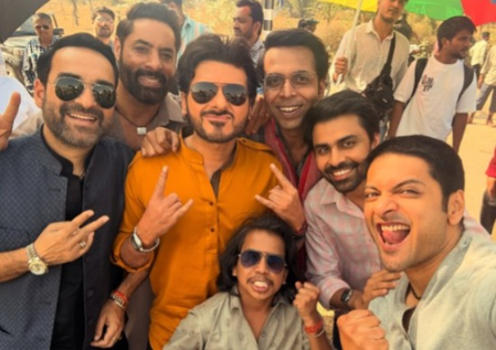 Ali Fazal shares BTS moment from ‘Mirzapur: The Movie’: ‘Humaara zara beyt keejiyega’