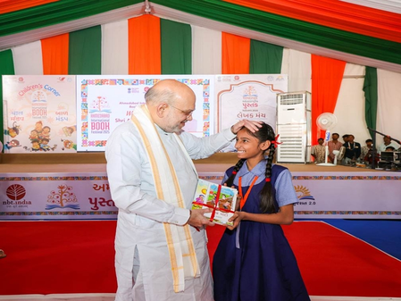 Books play vital role in shaping personality, says HM Amit Shah at Ahmedabad Book Fair