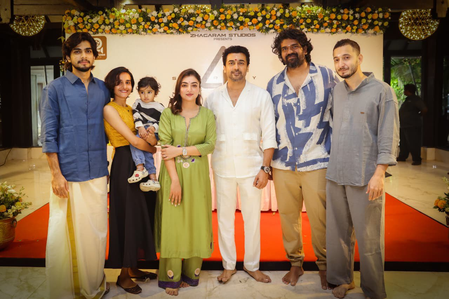 Suriya’s film with director Jithu Madhavan goes on floors with traditional pooja