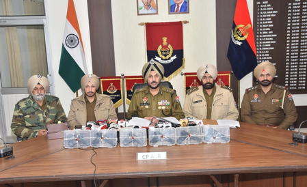Punjab Police bust illegal arms module linked to Pakistan; two held
