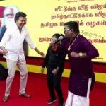 Vijay dances to folk music at TVK‘s third anniversary programme, signals campaign comeback