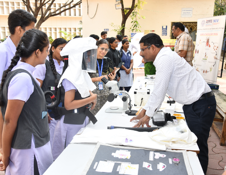 ICMR-NIV celebrates 74 years of scientific excellence with school students in Pune