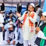 Humayun Kabir lays bricks for proposed mosque in Murshidabad