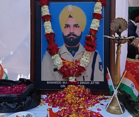 Seven years on, Dinanagar pays tribute to Pulwama martyr Constable Maninder Singh