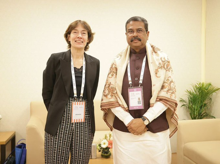 Dharmendra Pradhan meets French envoy Anne Bouverot, discusses deepening bilateral cooperation