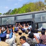 BJP protests in Bengaluru, seeks unconditional apology from Youth Congress over AI Summit demonstration