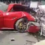 Three injured as speeding Ferrari runs amok in Hyderabad