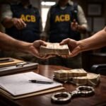 Two Andhra police officers caught accepting Rs 3 lakh bribe