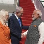 PM Modi arrives in Israel, receives warm welcome from Netanyahu at airport