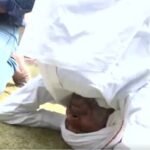 Congress MLA’s headstand protest before Mahatma Gandhi statue in MP Assembly over FIRs