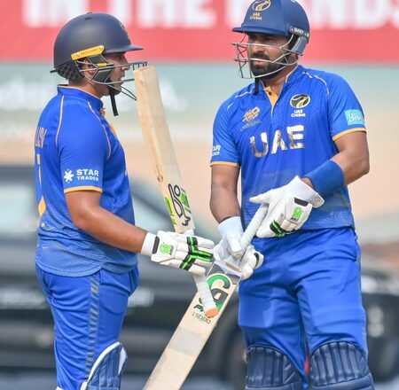 T20 WC: Skipper Waseem’s record fifty helps UAE post their highest total vs NZ