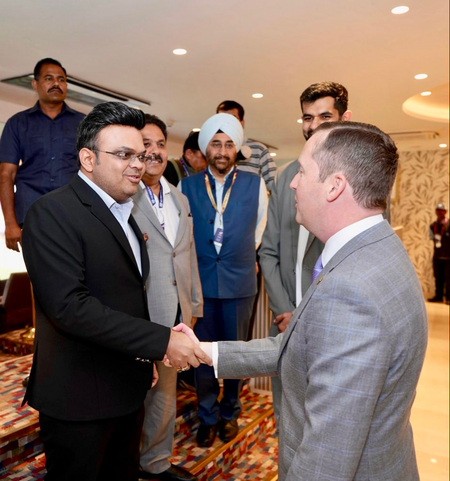 ‘We discussed the exponential growth of cricket’: USA ambassador to India meets ICC chair Jay Shah