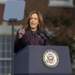Kamala Harris slams Trump over Iran war move