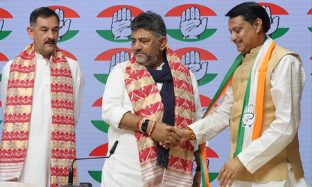 Former AGP leader Jayanta Khaound joins Congress ahead of Assam Assembly polls