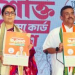 Trinamool files MCC violation complaint with ECI against Smriti Irani, Suvendu Adhikari