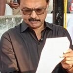 Stalin burns copy of delimitation bill, raises black flag outside his residence