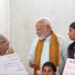 PM Modi meets veteran social worker; interacts with students during Nagercoil visit