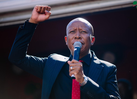 South African opposition politician Malema sentenced to five years in prison