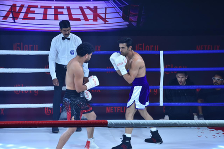 Pulkit Samrat becomes the first Indian actor to step into the ring with a professional boxer
