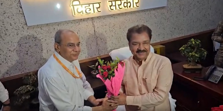 Newly appointed ministers in Bihar take charge of departments