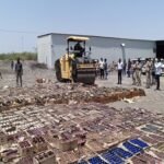 Ahmedabad Police destroy liquor worth Rs 4.19 crore seized in prohibition cases