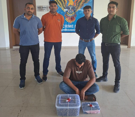 Gujarat: One held with hybrid ganja valued at Rs 69.12 lakh