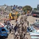 <div>85 pc demolition done as anti-encroachment drive continues in Mumbai’s Bandra amid tight security</div>