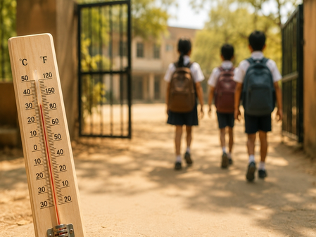 Bihar districts cut school hours as temperatures cross 40 degrees Celsius