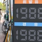 Gas prices fall under 2,000 Korean won for 1st time in nearly 2 months