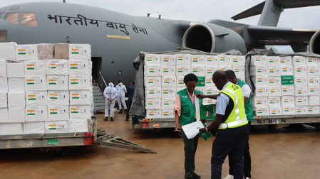 IAF’s special C17 Globemaster delivers second tranche of India’s medical assistance to Uganda
