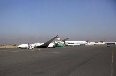 Houthi TV reports Saudi airstrikes on Sanaa airport
