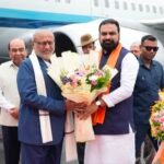 <div>Vice President CP Radhakrishnan arrives in Gaya for Bihar MLAs’ training programme</div>