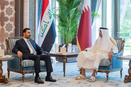 Qatari emir, Iraqi PM meet on US-Iran peace MoU, Hormuz Strait navigation